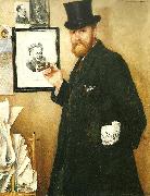 Ernst Josephson portratt av per staaff oil